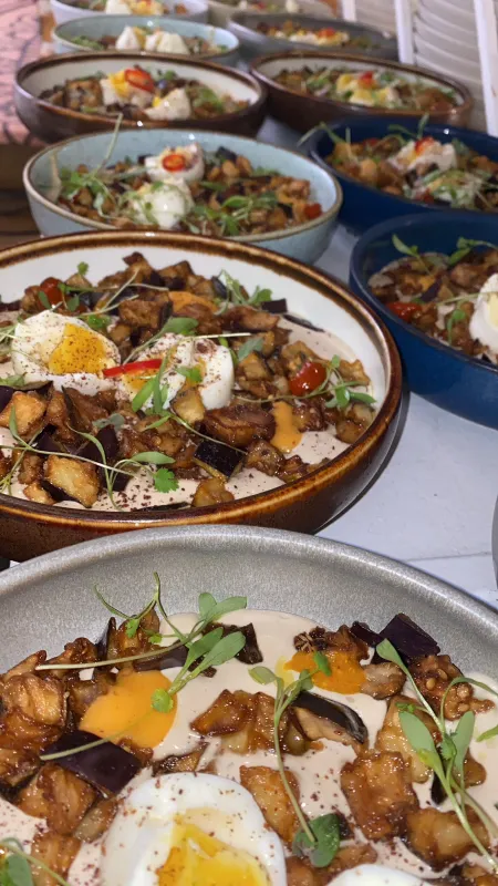 סלט סביח יוקרתי