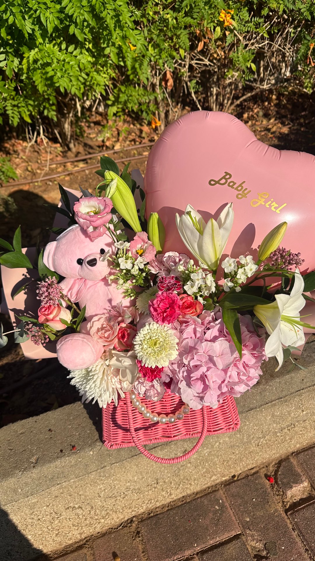 סלסלת לידה baby girl