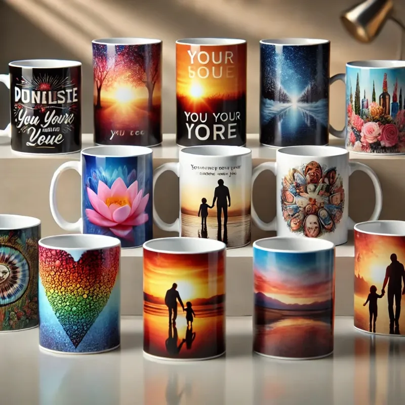 הדפסה בהתאמה אישית על גבי כוסות – מתנה ייחודית ומרגשת