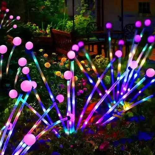 פרח 10 ראשים גבעול מואר - צבעוני