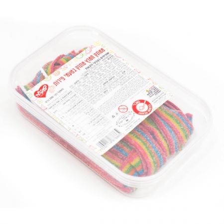 ממתק ליקריץ שטיחים בקופסה 200 גרם -צבעוני בטעמי פירות