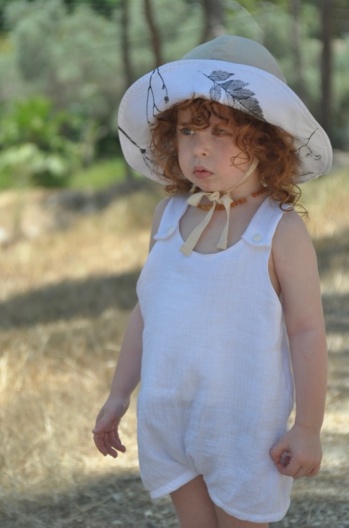 כובע קיץ הדפס בוטני