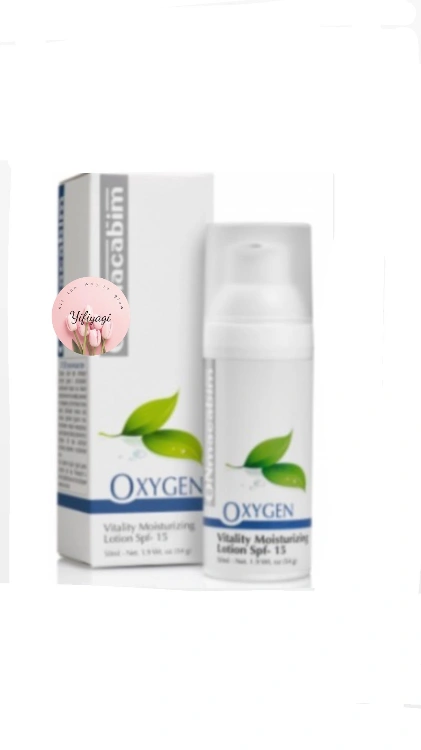 קרם לחות אוקסיג'ן און מכבים- OXYGEN - VITALITY MOISTURIZING LOTION SPF-15- 50ml