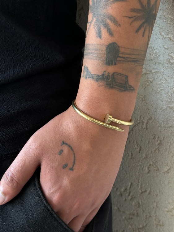 צמיד מסמר זהב