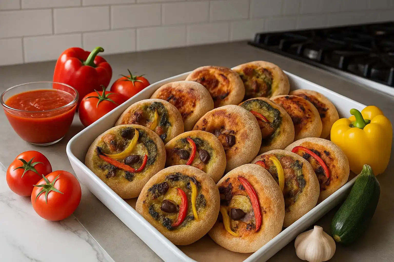 מגש פוקאצות (12 יח )