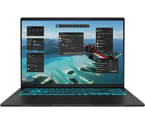 מחשב גיימינג נייד 16 אינץ ASUS V16 - מעבד Intel Core 7 240H - כונן 1TB - זכרון 16GB - כ.מסך GeForce RTX 3050 6GB