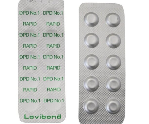 10 טבליות לבדיקת כלור/10 טבליות PH לערכת LOVIBOND מבחנת השוואת צבעים