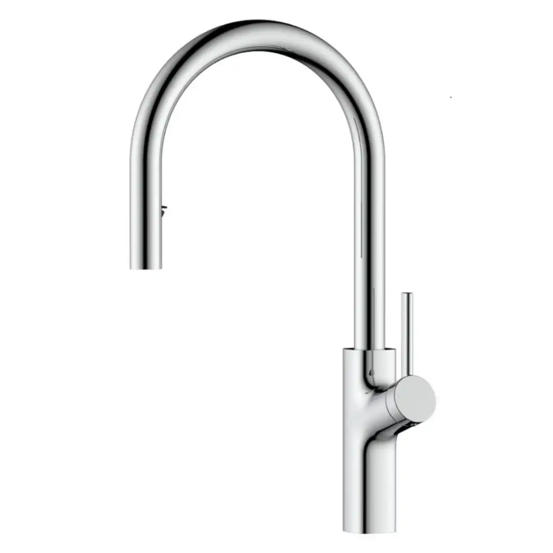 ברז מטבח 2 מצבעי זרימה בצבע כרום