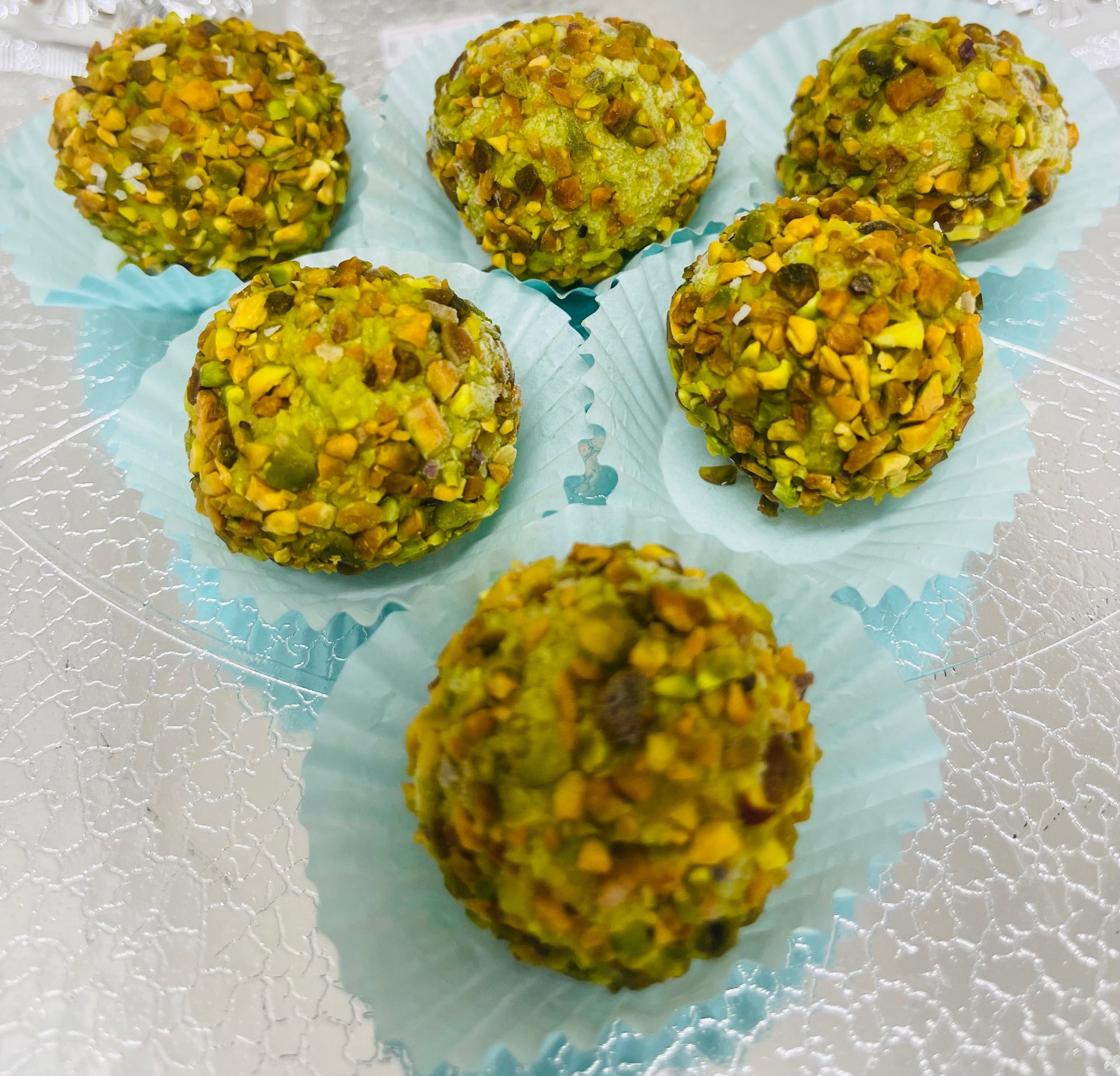 כדורי פיסטוק שמנת