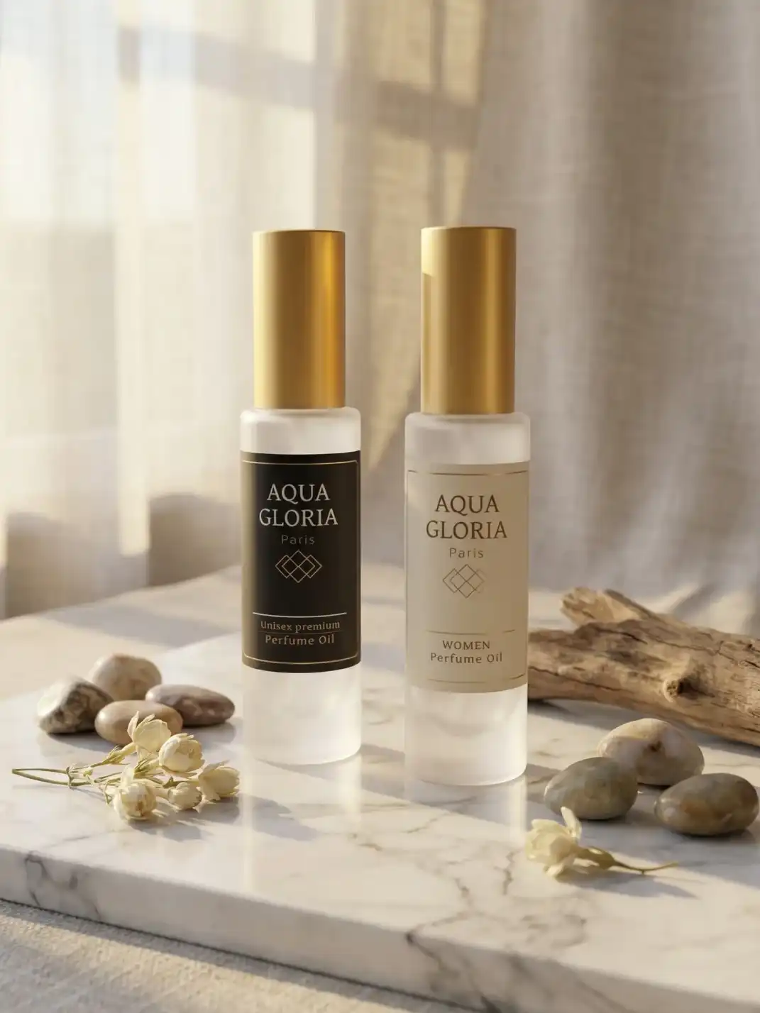  2 בשמי שמן / אלכוהול, כל בושם מכיל 60 מ'ל.