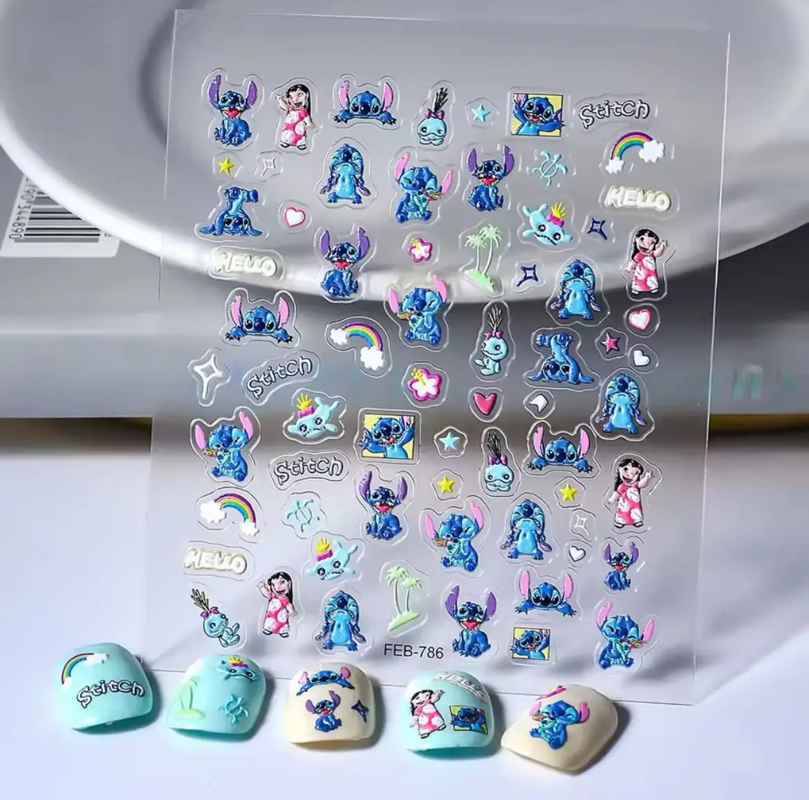 מדבקות לציפורניים לילו וסטיץ׳