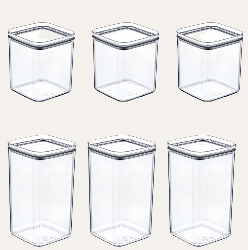 מארז 6 קופסאות אקריל איכותיות 