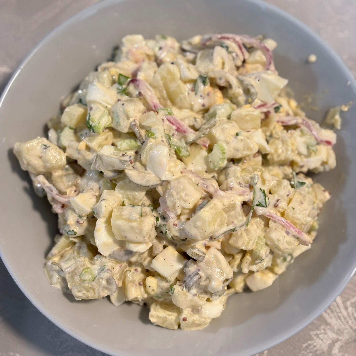 סלט תפוח אדמה בסגנון צרפתי