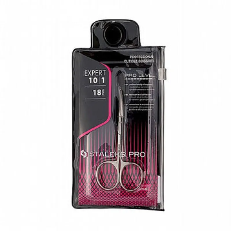 מספריים מניקור לעור 18ממ STALEKS PRO MANICURE SCISSORS EXPERT SE-50/2