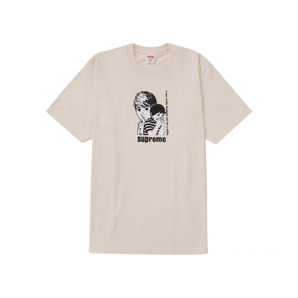 Supreme Freaking Out Tee Natural