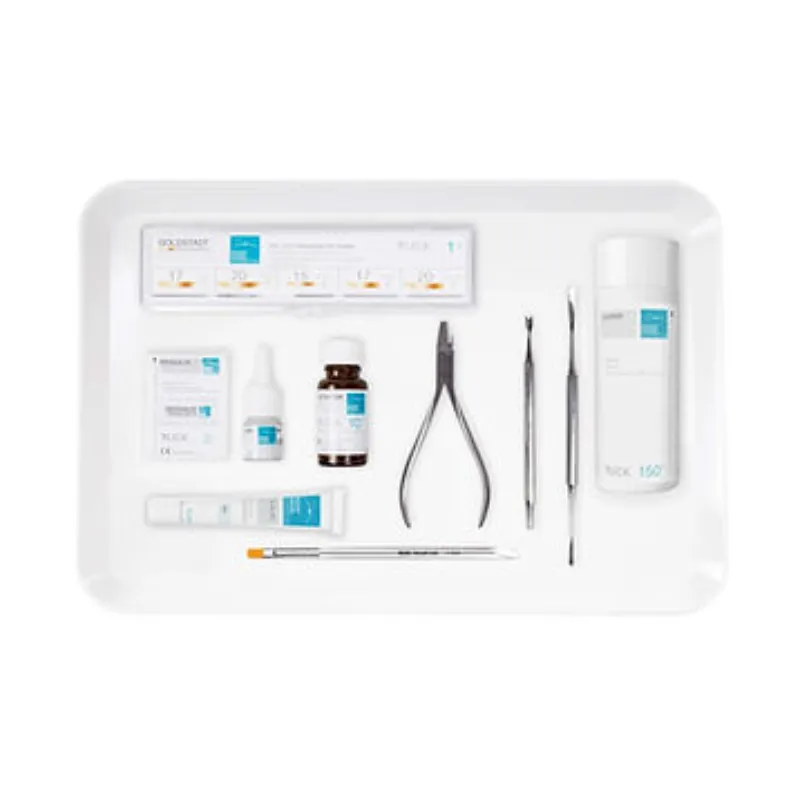 ערכת בסיס GOLDSTADT RUCK מקצועית לטיפול בציפורן חודרנית набор GOLDSTADT с клеящимися пластинами для ортониксии