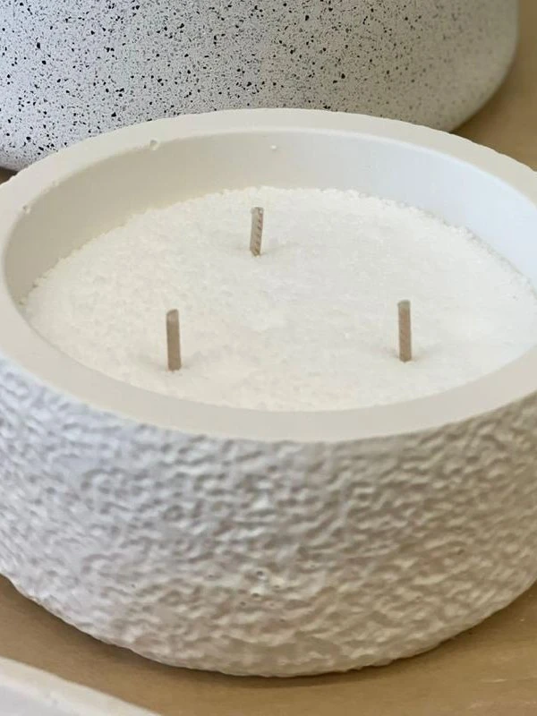 נר מרוקע עגול