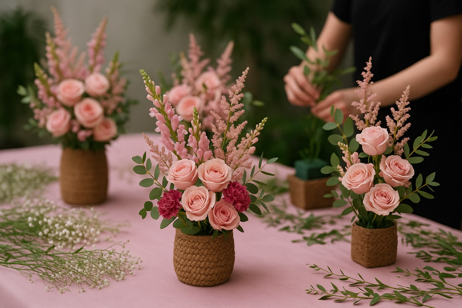 סדנת שזירת פרחים - שקד קדוש