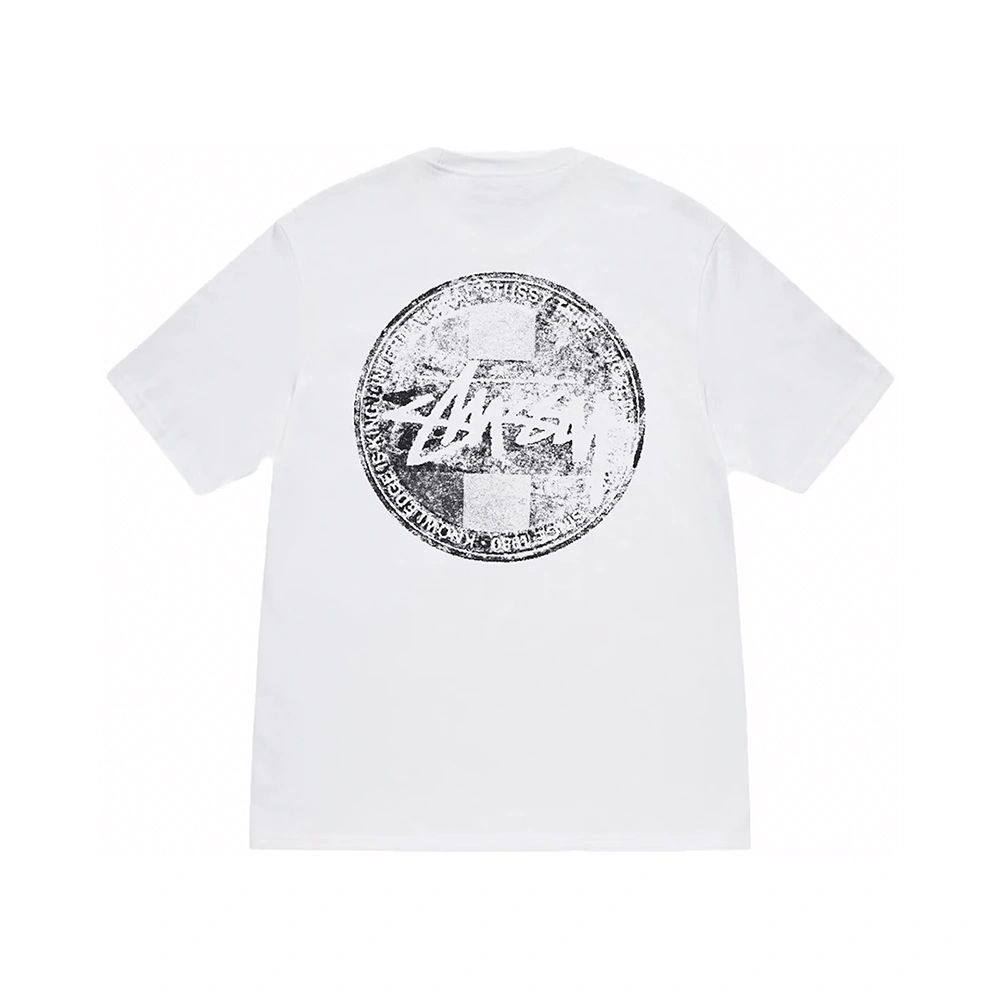 Stussy Dot Stamp White Tee