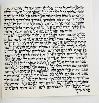  קלף כשר מהודר 12 ס״מ