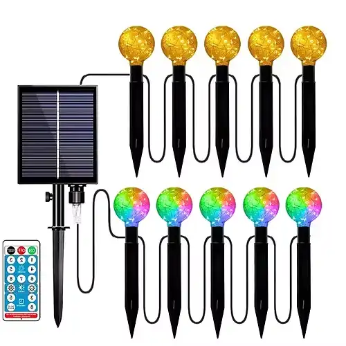 גדר כדורי לד - 10 נורות