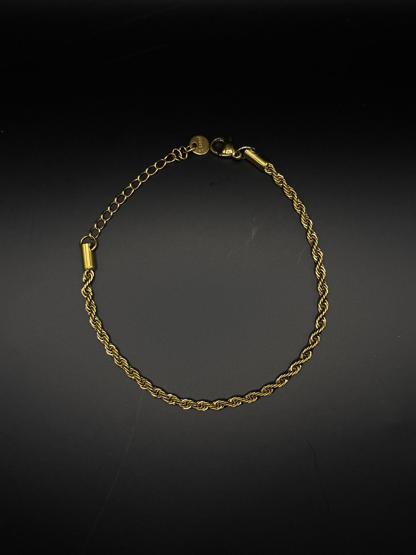 צמיד חבל זהב