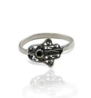 טבעת חמסה כסף 925