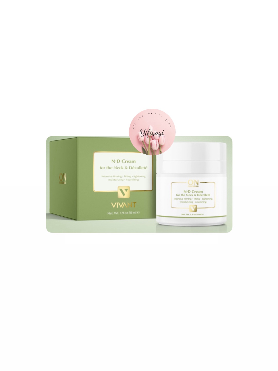 קרם צוואר ומחשוף און מכבים 50ml N. D cream neck & décolleté