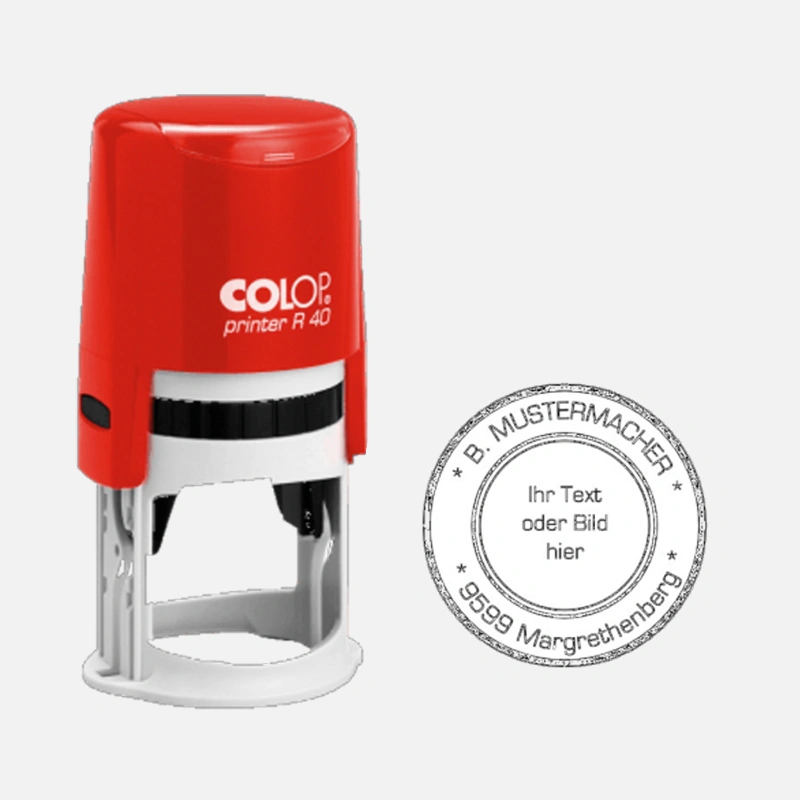 חותמת עגולה R40