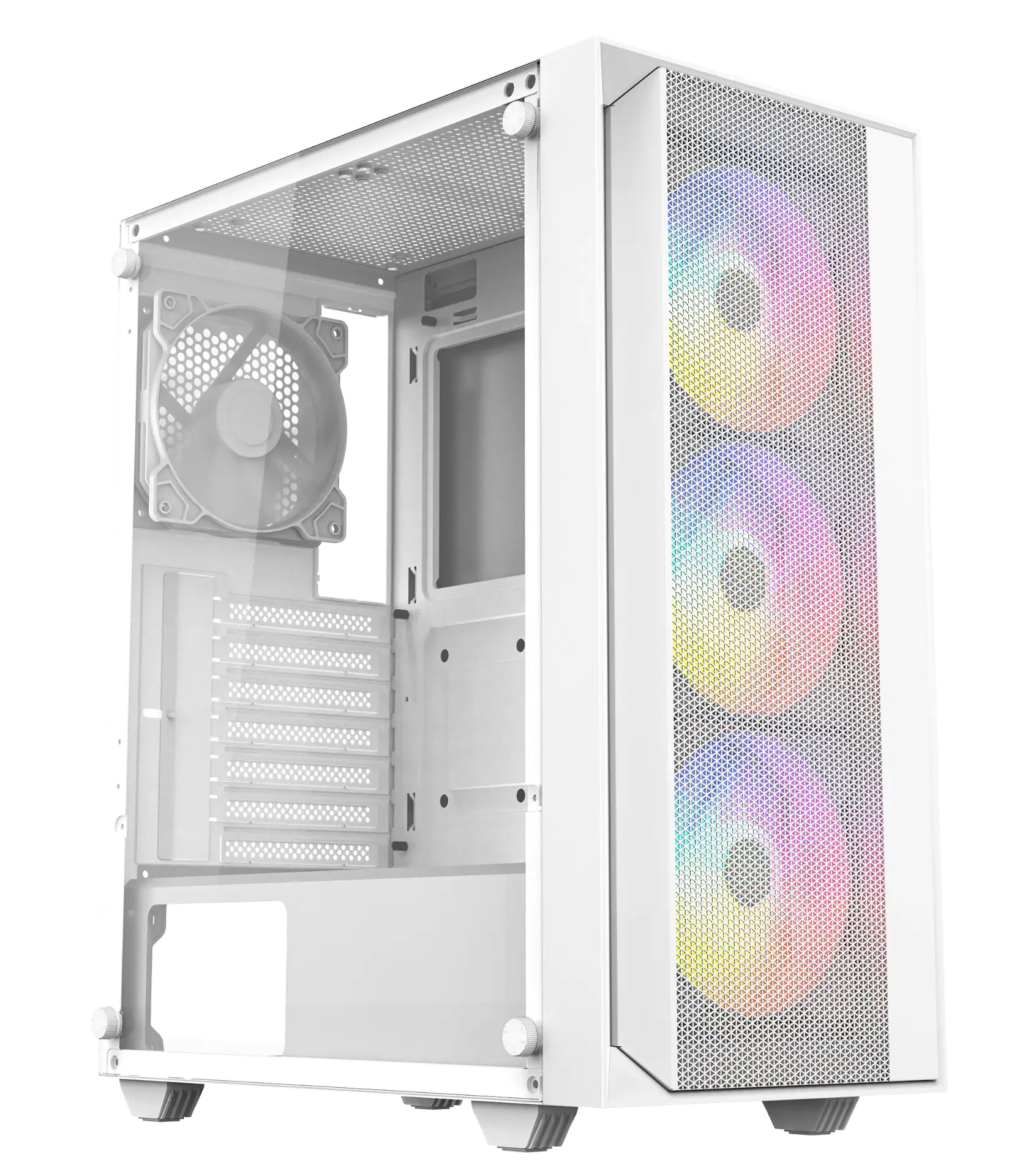 מארז גיימינג HERO ONE White ARGB