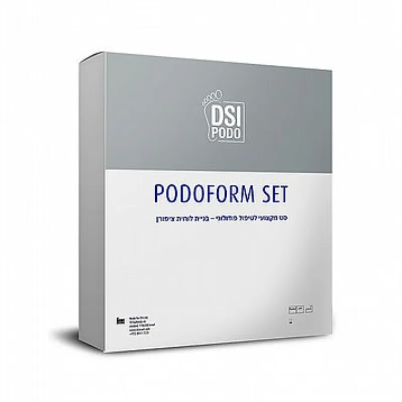 סט מקצועי לטיפול פודולוגי לבניית ציפורן תותבת | אורלי דואני