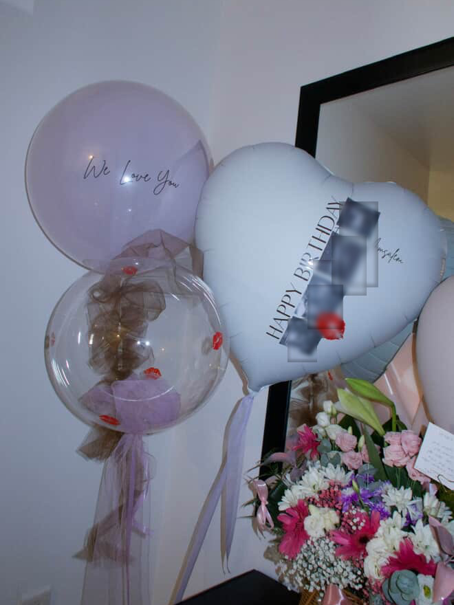 סט בלונים סגול לילך | VALI