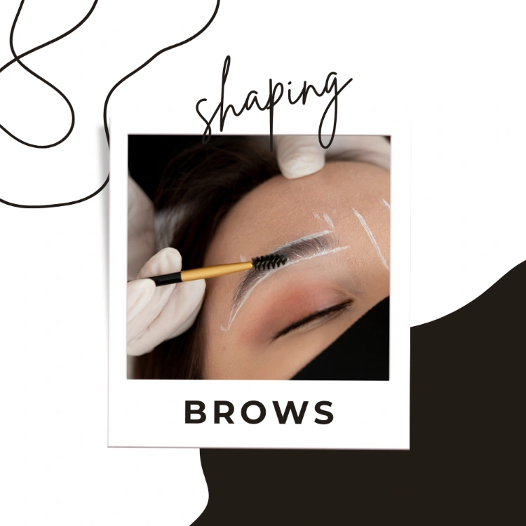 עיצוב גבות + שפם