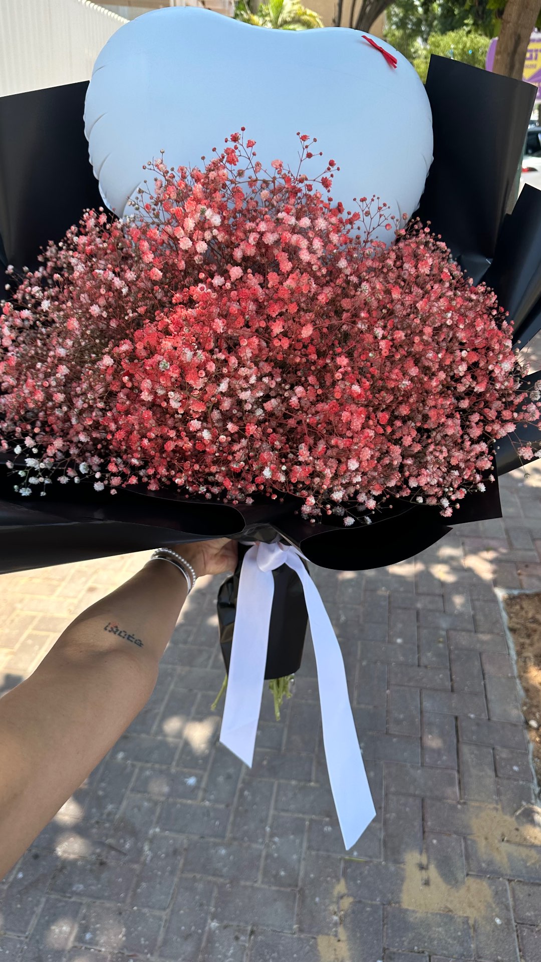 זר גיבסנית בלון