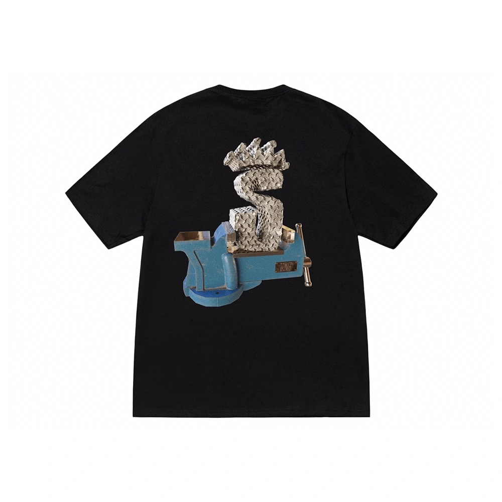 Stussy Tuff Stuff Black Tee 