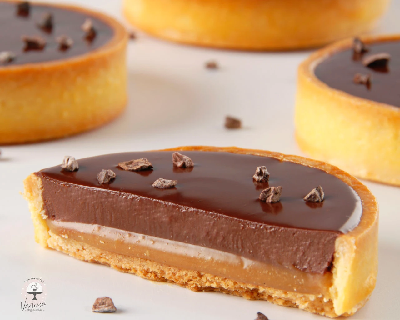 טארט שוקולד קרמל