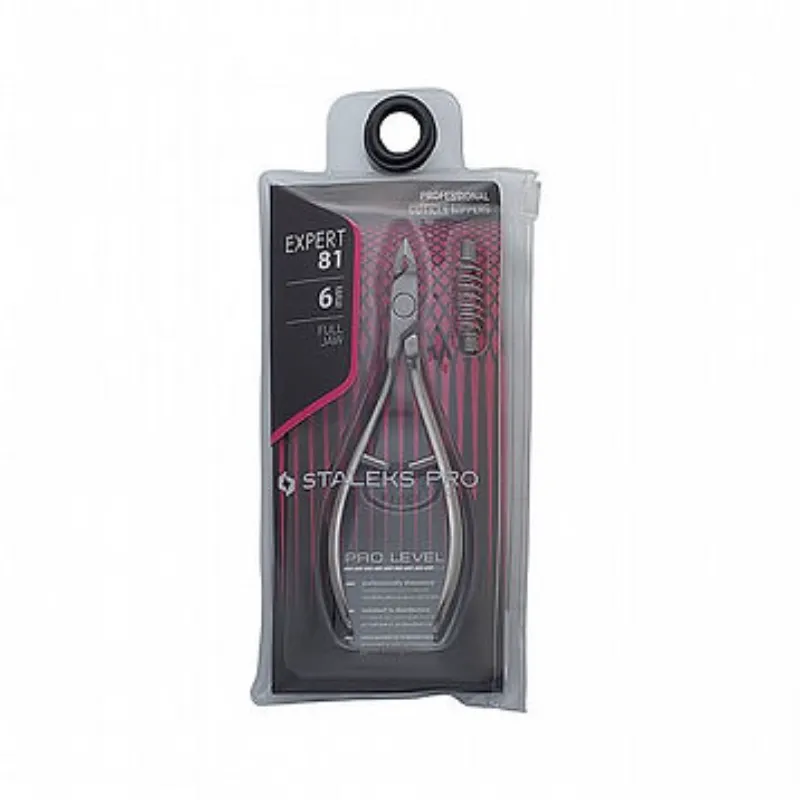 צבת מניקור לעור 6ממ STALEKS PRO MANICURE NIPPERS EXPERT NE-81-6