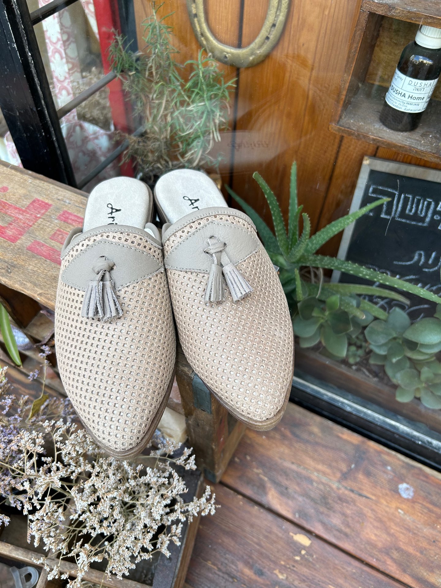 כפכף דונה עור טאופ