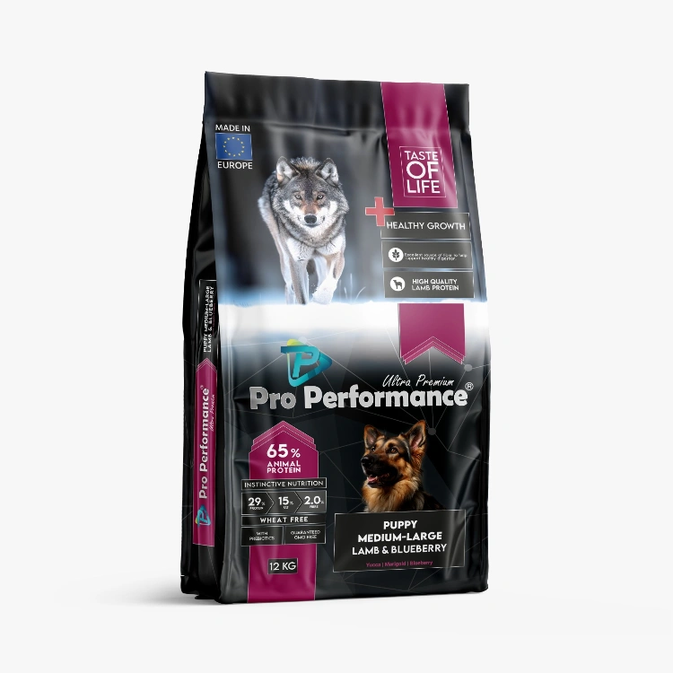 Pro Performance PUPPY DOG M&L LAMB&BLUEBERRY 12 KG