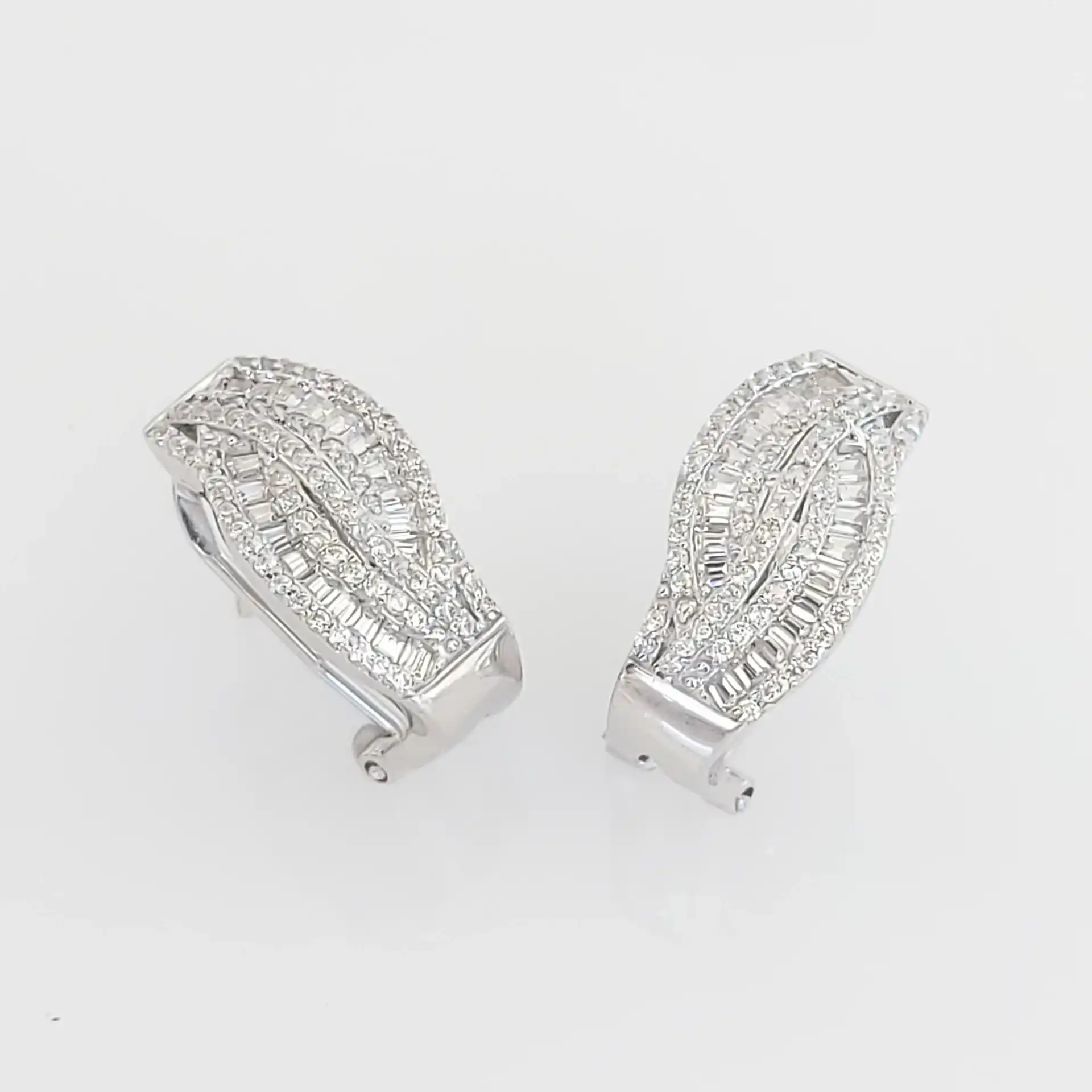 עגילי כסף 925 תוצרת איטליה