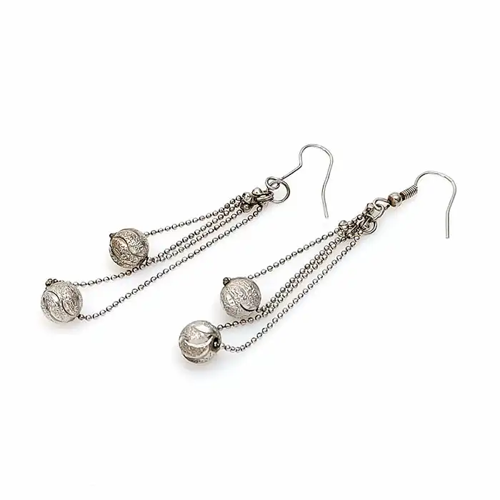 עגילי כסף 925 תלויים