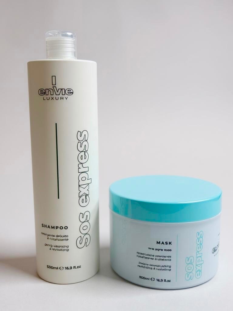 SOS אקספרס לשיקום מידי מסכה +שמפו 500 מ״ל