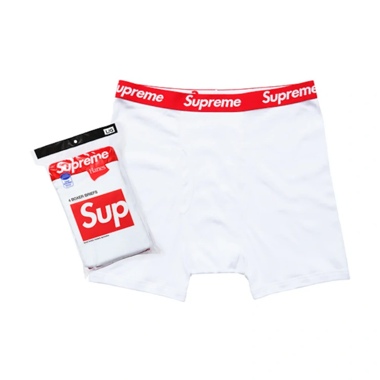 Supreme Boxers White