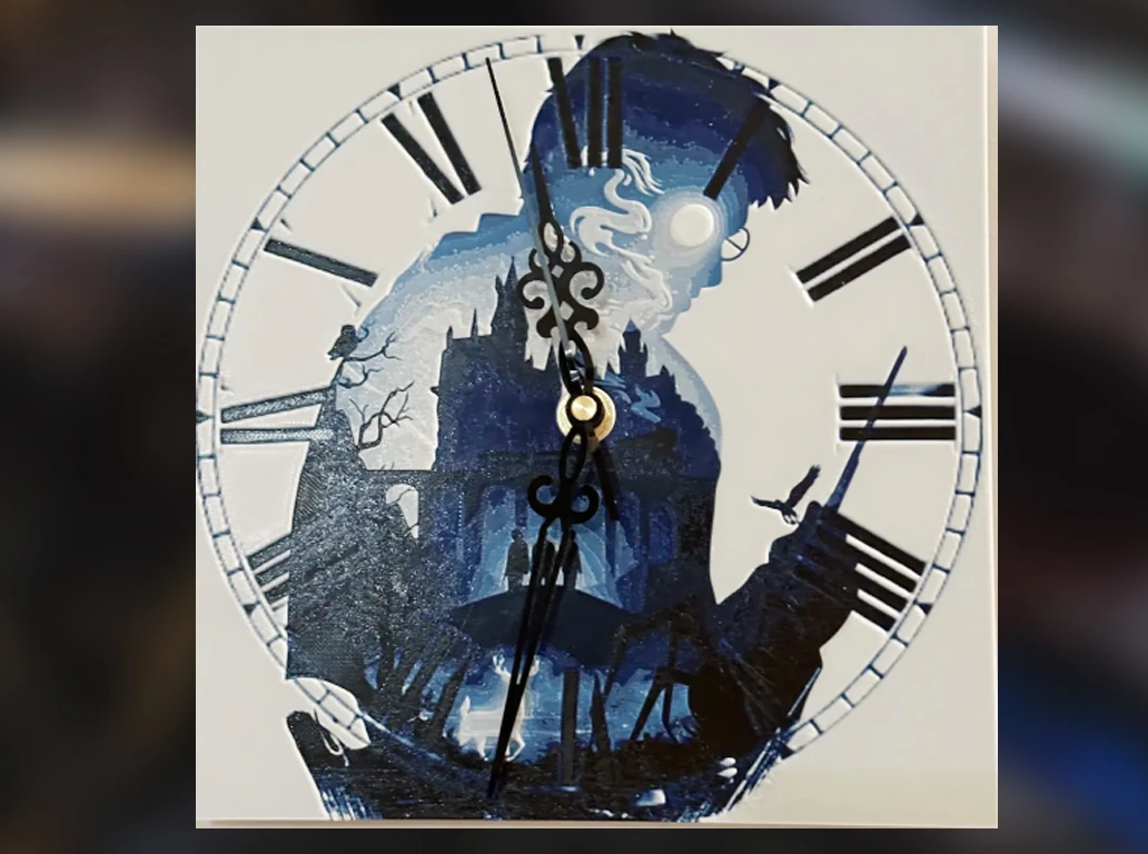 שעון בעיצוב - הארי פוטר