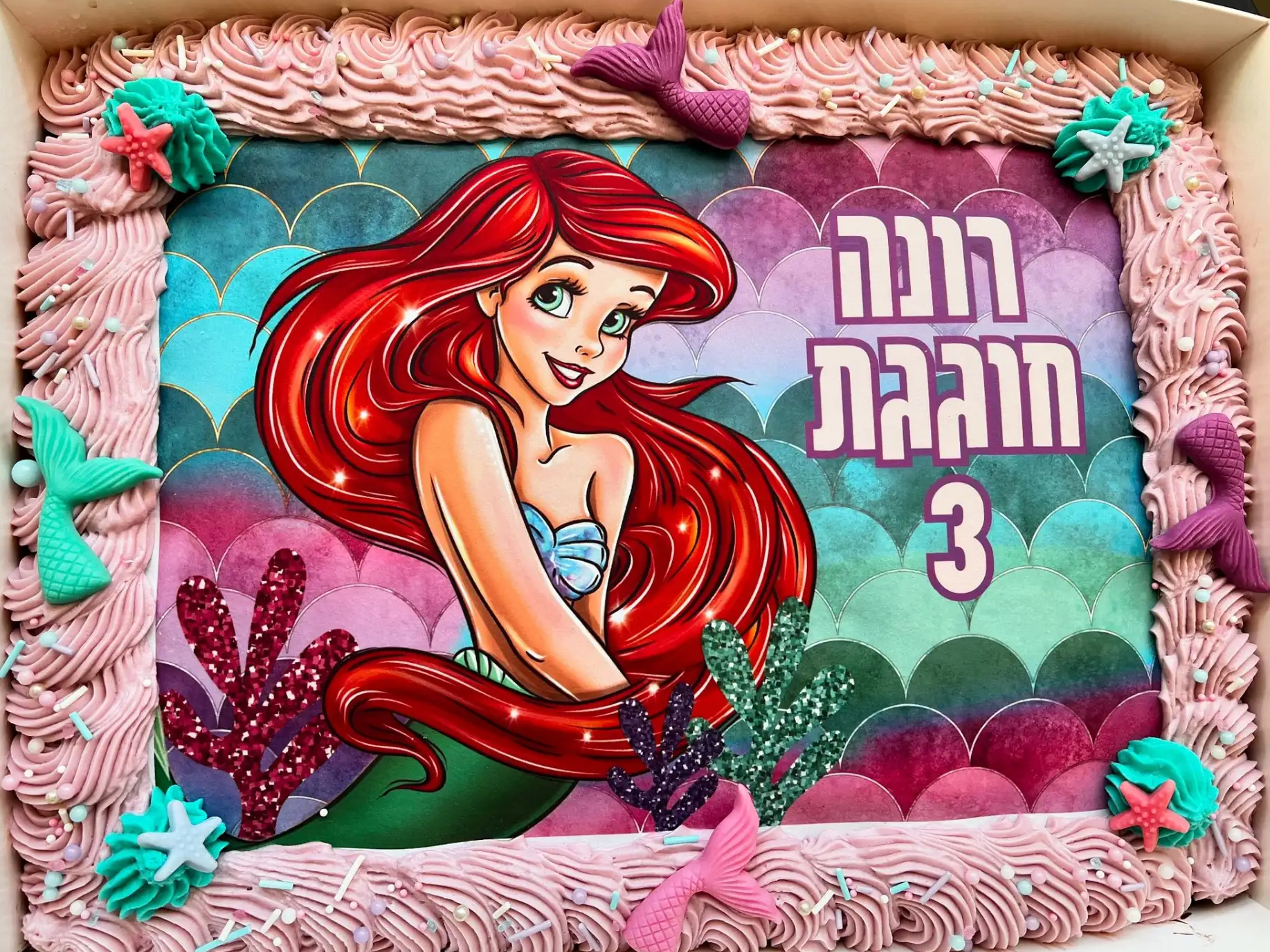 עוגת גן גודל A3