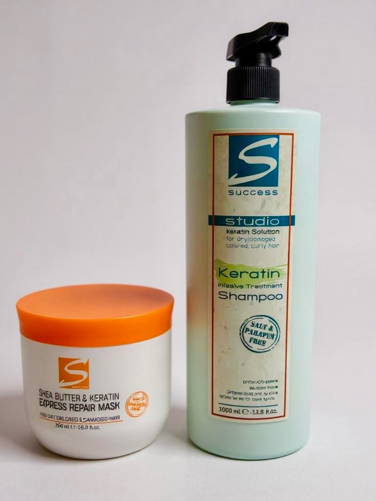 שמפו קראטין ומסכה לשיקום שיער יבש ופגום | מאיה שיווק