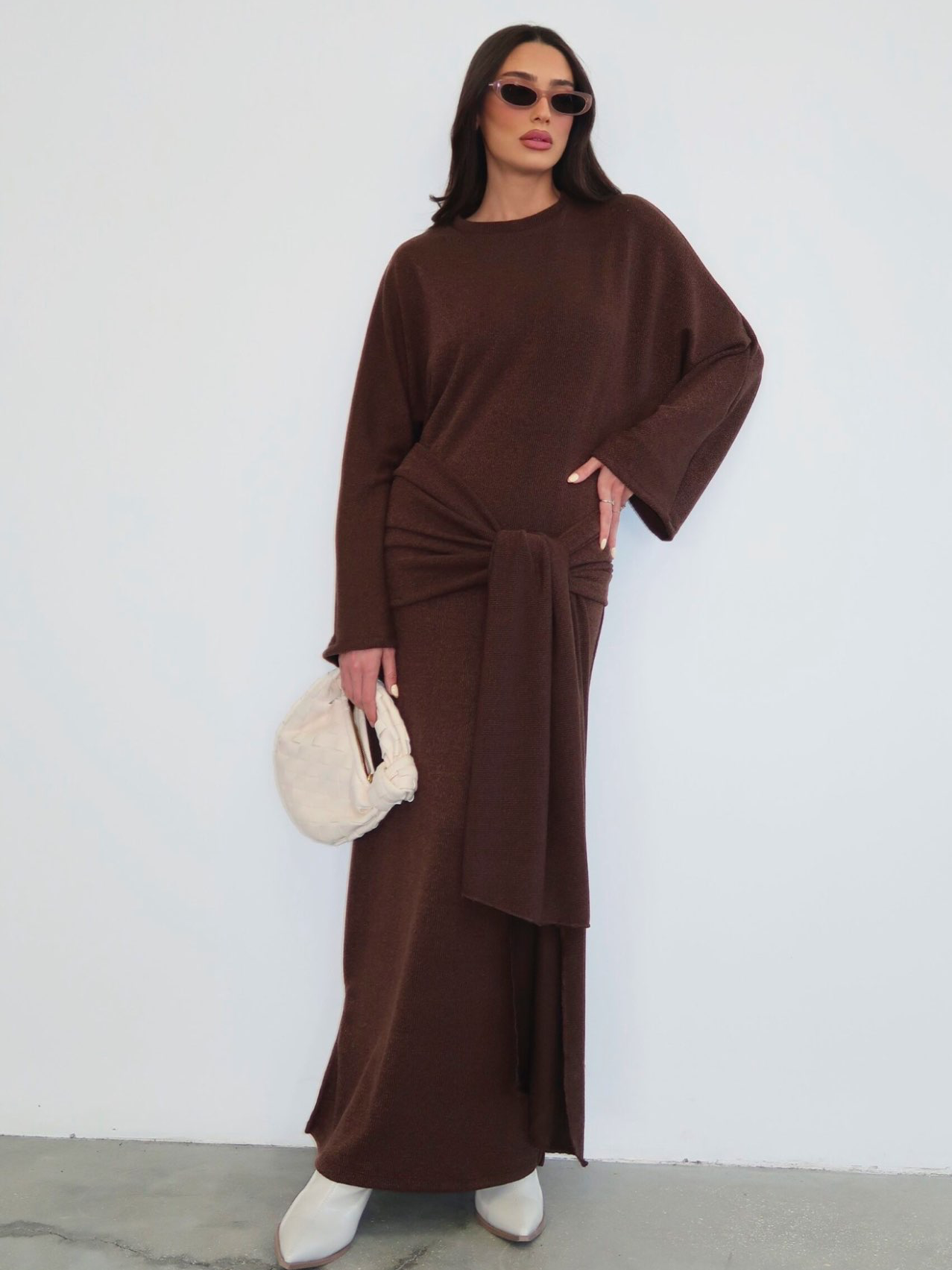 שמלת סהר חום