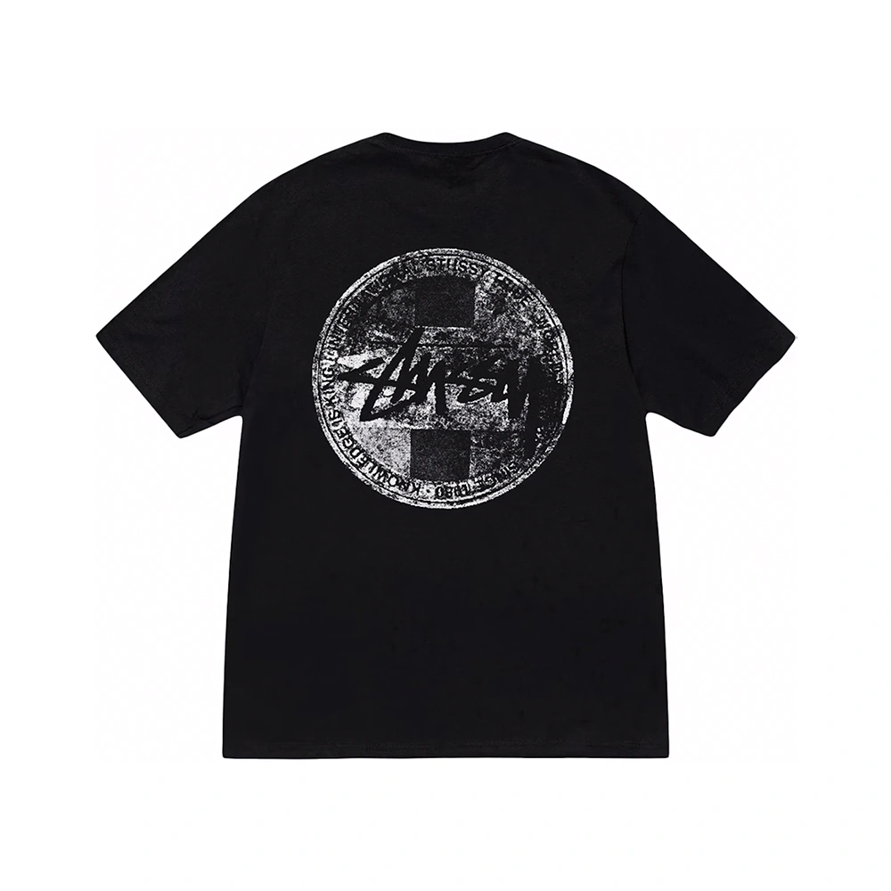Stussy Dot Stamp Black Tee