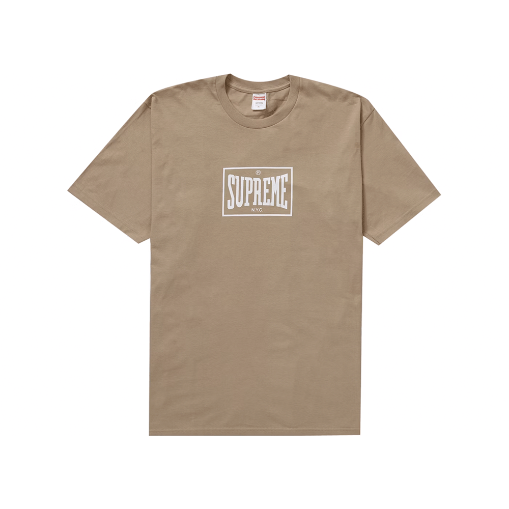 Supreme Warm Up Tee Khaki
