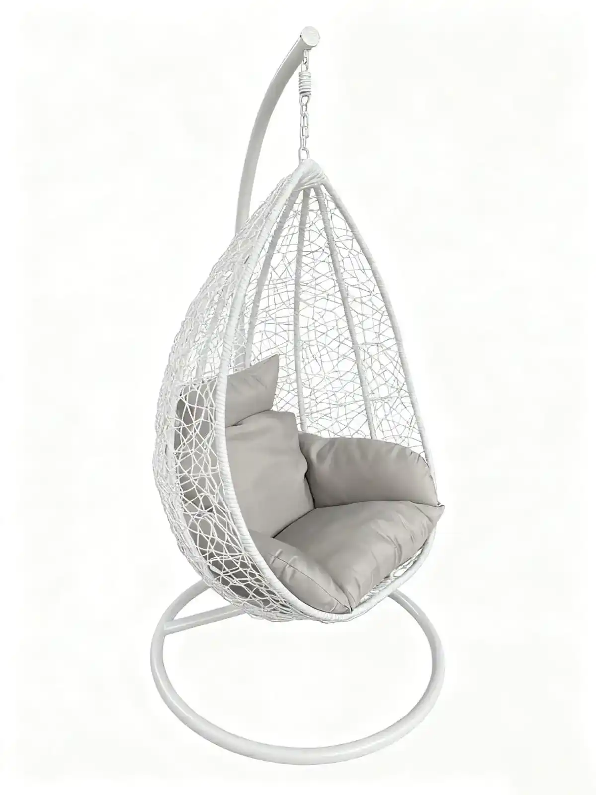 ערסל מעוצב יחיד צבע לבן